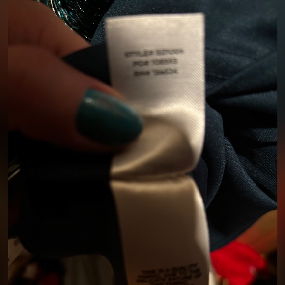 Lulus metallic teal green mini dress women’s size extra small, elegant, trending - Picture 9 of 11